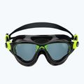 Mască de înot Cressi Cobra black/black/lime smoked 2