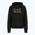 Bluză pentru bărbați EA7 Emporio Armani Train Visibility Hoodie black / gold