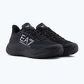 Încălțăminte EA7 Emporio Armani Wave Cracking full black / silver 9