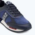 Încălțăminte EA7 Emporio Armani Black & White Suede sky captain / deep cobal / mineral 7