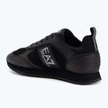 Încălțăminte EA7 Emporio Armani Black & White Suede triple black micropunch 3