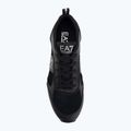 Încălțăminte EA7 Emporio Armani Black & White Suede triple black micropunch 5