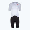 Combinezon de ciclism pentru femei Castelli Free Sanremo 3 SS in white/black