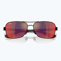 Ochelari de soare Ray-Ban Rb8336M Scuderia matt black/dark grey mirror blue/red 3