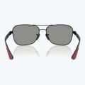 Ochelari de soare Ray-Ban Rb8336M Scuderia matt black/dark grey mirror blue/red 5