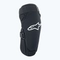 Apărători de ciclism pentru genunchi Alpinestars A-Impact Plasma Pro Knee black/white 2