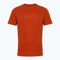 Tricou pentru bărbați EA7 Emporio Armani Visibility Cotton Crew rooibos tea