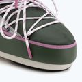 Ghete de zăpadă pentru femei  Moon Boot Icon Low Space Racing forest green/silver/pink 7