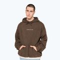 Bluză pentru bărbați Kaotiko Washed Vancouver Society brown