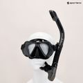 Set de snorkeling AQUASTIC Mască + Tub negru MSA-01C 18