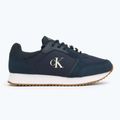 Încălțăminte pentru bărbați Calvin Klein YM0YM01326 Retro Runner Sock Lace Up Ny-Su Calvin Navy/Bright White/Gum 2