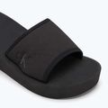 Papuci pentru femei Calvin Klein YW0YW01725 Beach Wedge Slide Canvas triple black 7