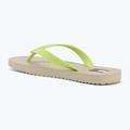 Șlapi pentru femei Tommy Jeans Logo Summer white clay/lime essence 3