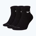 Șosete Nike Everyday Plus Cushioned Ankle 3 perechi black/white