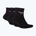 Șosete Nike Everyday Plus Cushioned Ankle 3 perechi black/white 2