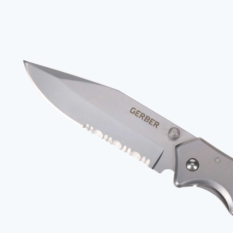 Gerber Paraframe II Folder Folder cuțit turistic Cuțit zimțat argintiu 31-003619 3