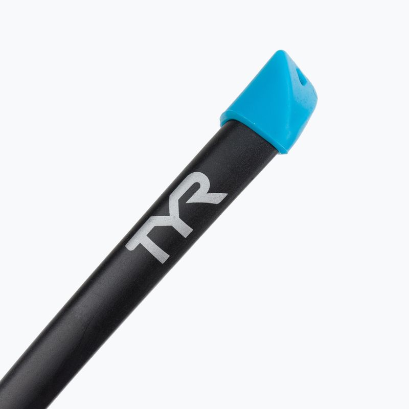 Tub frontal pentru înot TYR Ultralite Snorkel 2.0 negru-albastru LSNRKL_001 3