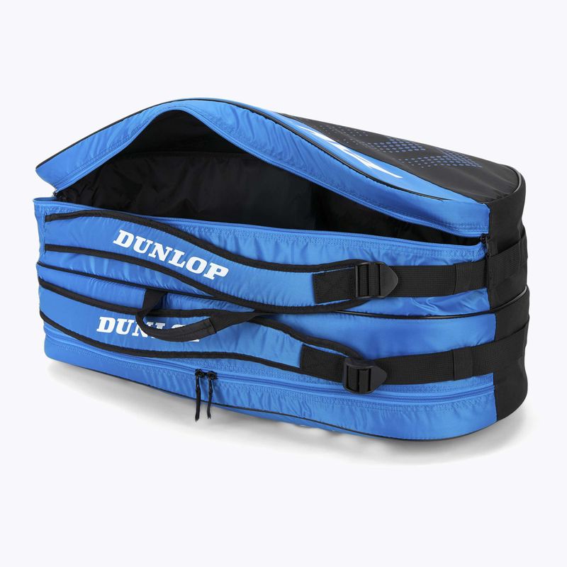 Geantă de tenis Dunlop FX-Club 10 RKT black/blue 7