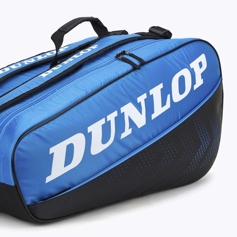 Geantă de tenis Dunlop FX-Club 10 RKT black/blue 8