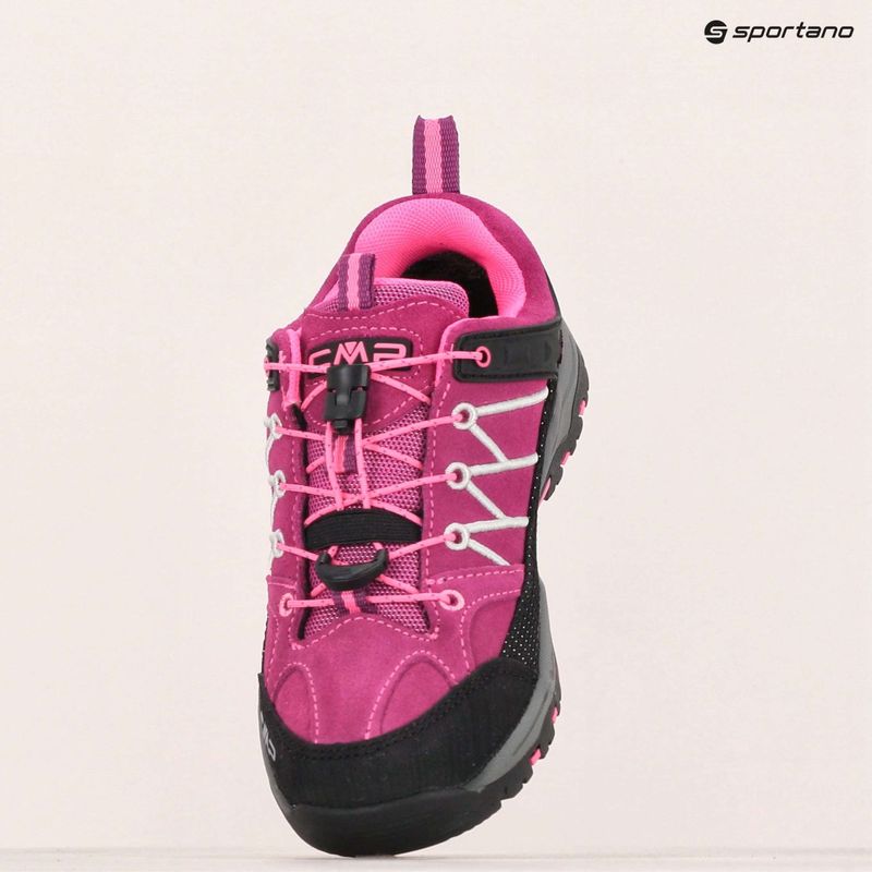 Încălțăminte de trekking pentru copii CMP Rigel Low Wp berry / pink fluo 15