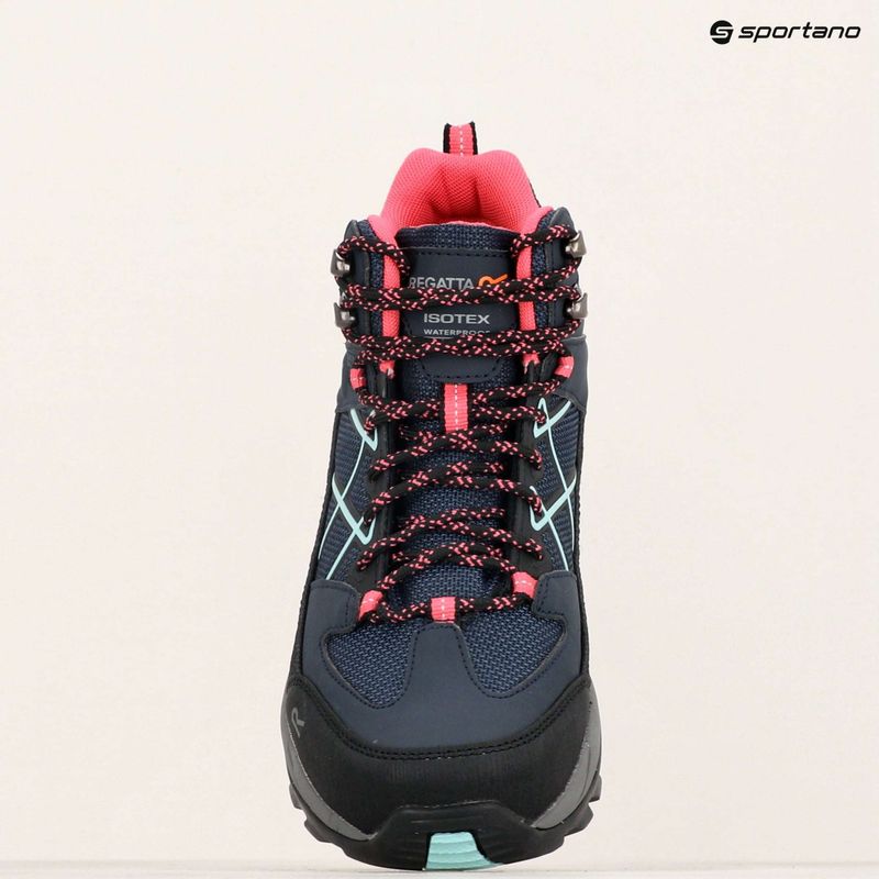 Încălțăminte de trekking pentru femei REGATTA Samaris III navy/pink 19