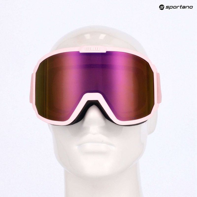 Ochelari de schi  Bliz Rave matt powder pink/brown pink multi 8