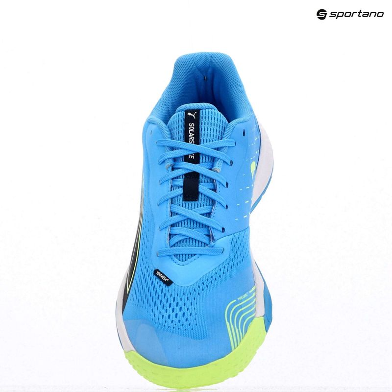 Încălțăminte de sporturi pentru interior pentru bărbați PUMA Solarstrike III luminous blue/club navy/fizzy apple 14