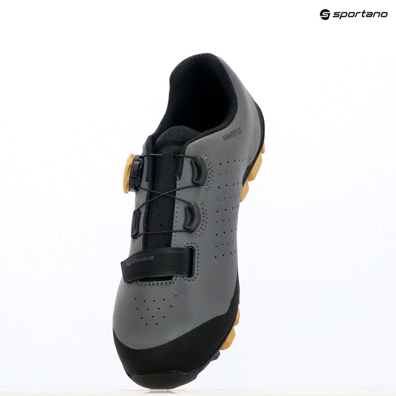 Încălțăminte de ciclism MTB pentru bărbați Northwave Hammer Plus dark grey/honey 9