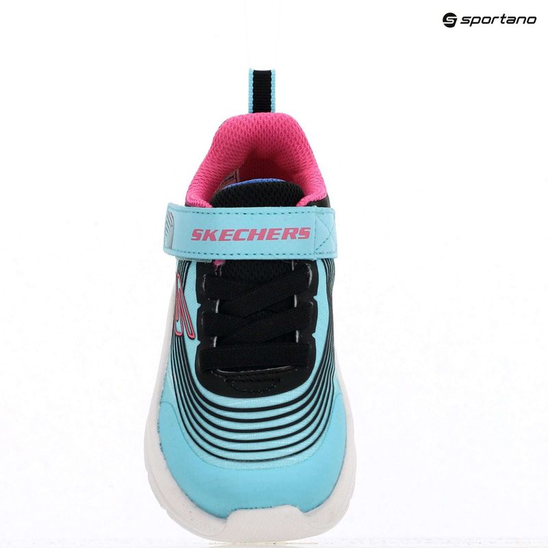 Încălțăminte pentru copii SKECHERS Microspec Advance aqua/purple 9