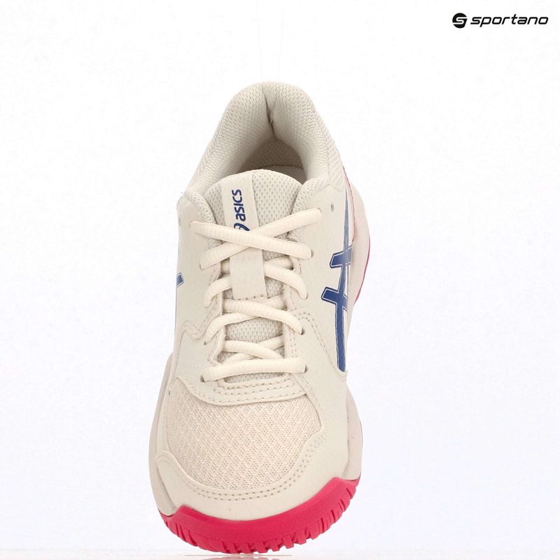 Încălțăminte de tenis pentru copii Asics Gel-Dedicate 8 GS Jr cream/dark cobalt 9