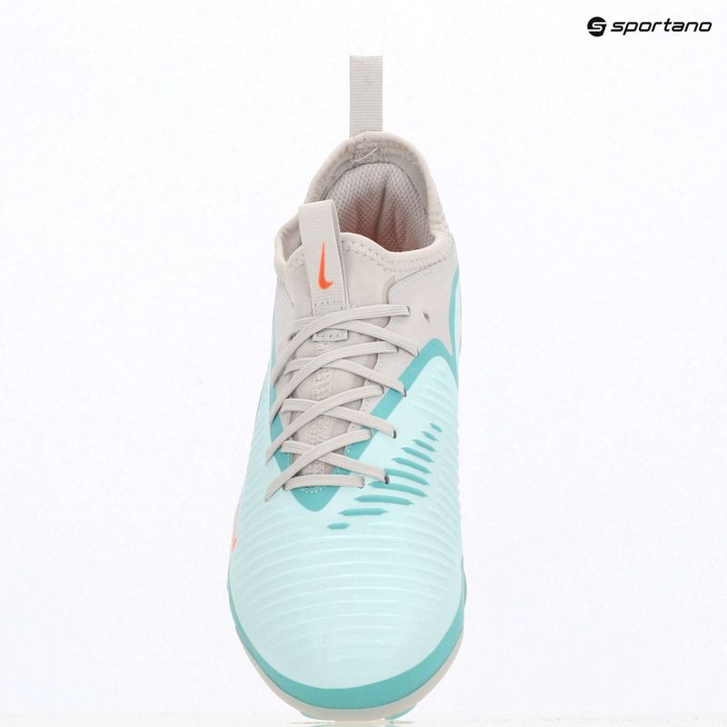 Încălțăminte de fotbal pentru bărbați Nike United Phantom 6 Low Academy Jr FG/MG pistachio frost/hyper orange 9