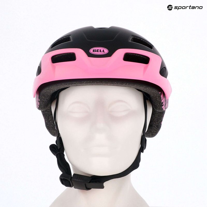 Cască de ciclism pentru copii Bell Sidetrack Jr matte pink 9