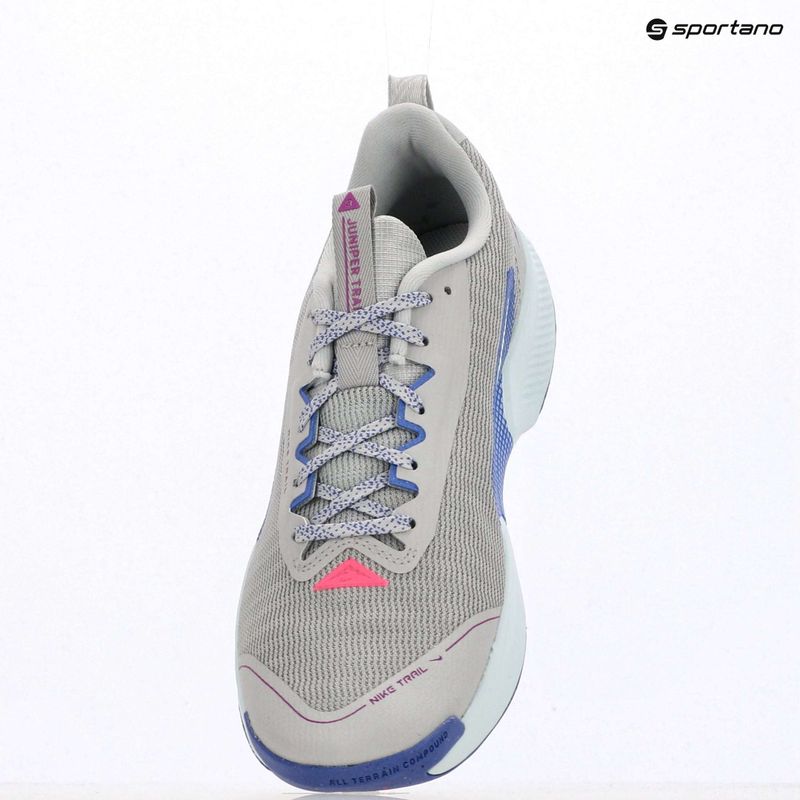 Încălțăminte de alergare pentru femei Nike Juniper Trail 3 grey fog/sapphire/glacier blue 11