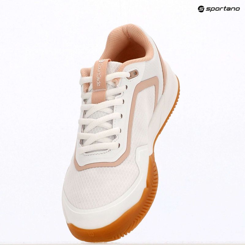 Încălțăminte de tenis pentru femei Wilson Courtglide white/cameo rose/gum 11