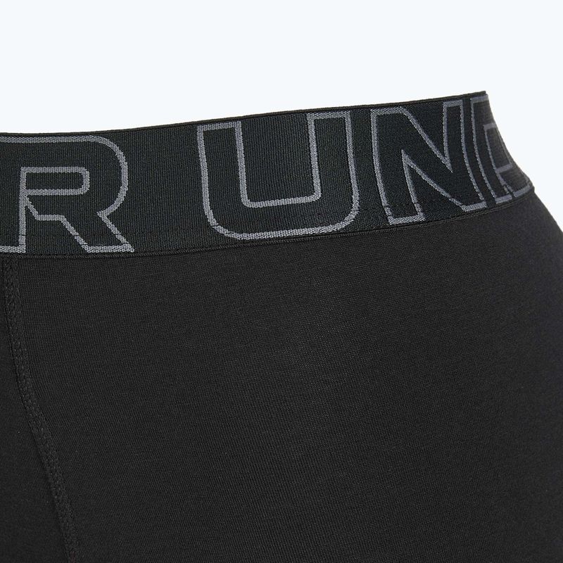 Boxeri pentru bărbați Under Armour Perf Cotton 6" 3 buc. carbon black/galaxy black 10
