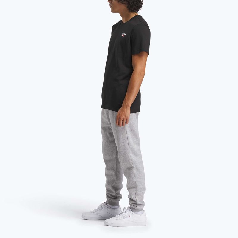 Tricou pentru bărbați Reebok Identity Small Logo Tee black/white/vector red 2