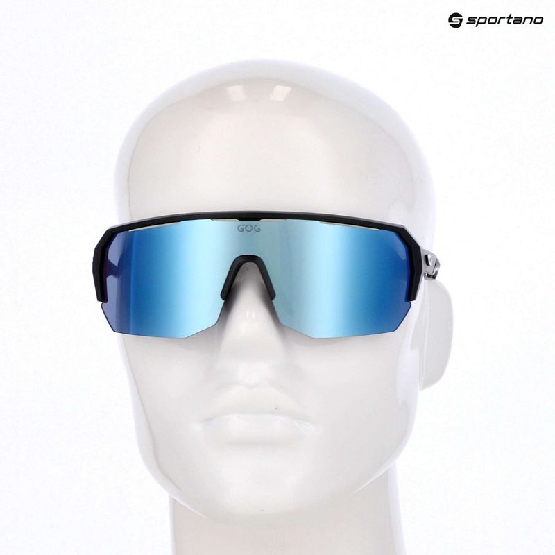 Ochelari de soare GOG Bragi matt black/reflex white/blue 6