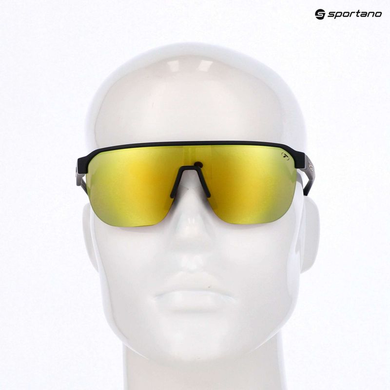 Ochelari de soare Tifosi Sanctum SL matte black/smoke yellow mirror 4