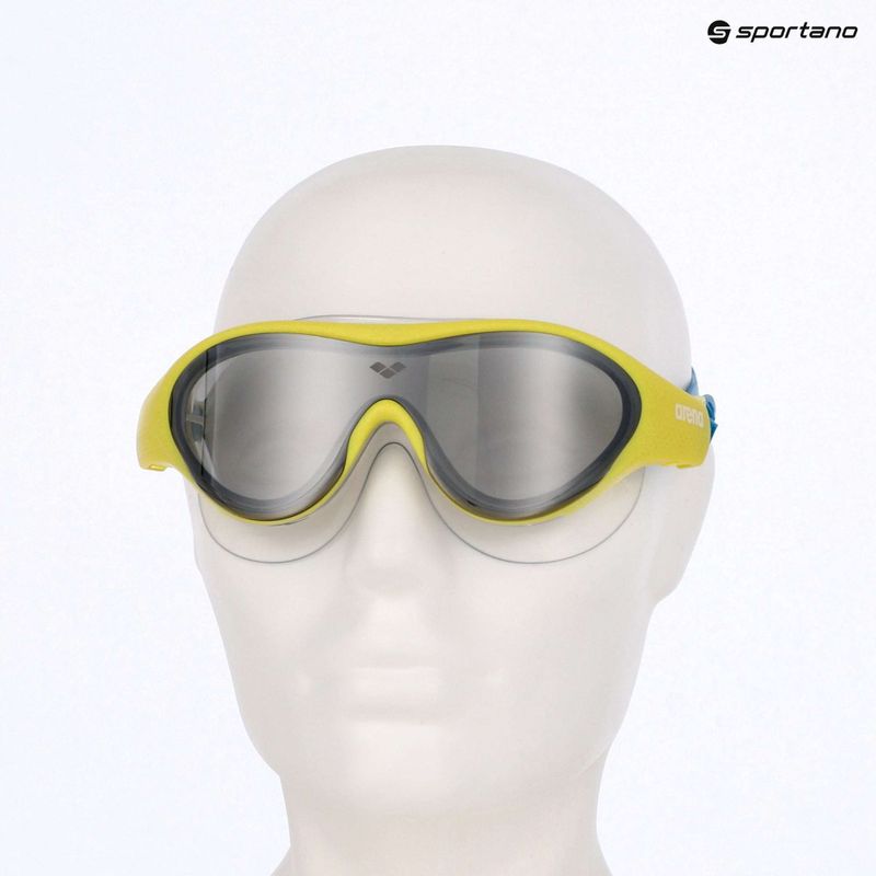 Ochelari de înot pentru copii arena The One Mirror Jr silver/soft green/blue cosmo 9