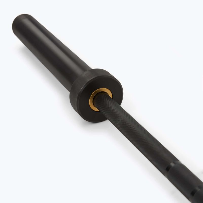 Bară dreaptă Nike Strength Coated Premium Barbell black just do it 3