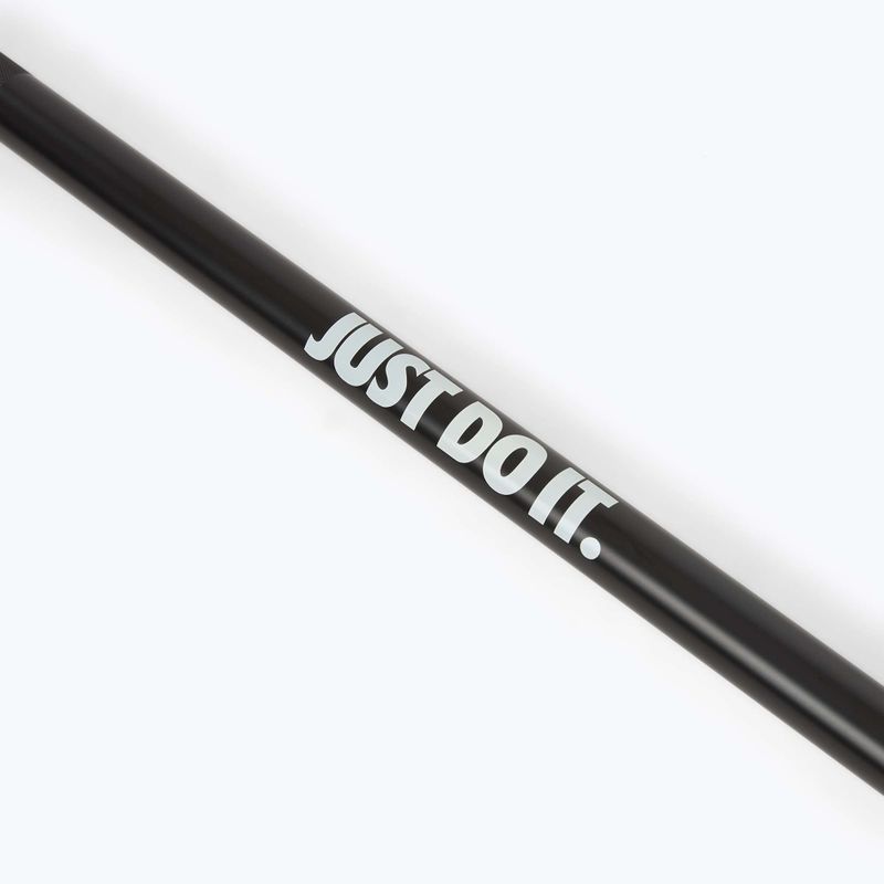 Bară dreaptă Nike Strength Coated Premium Barbell black just do it 4