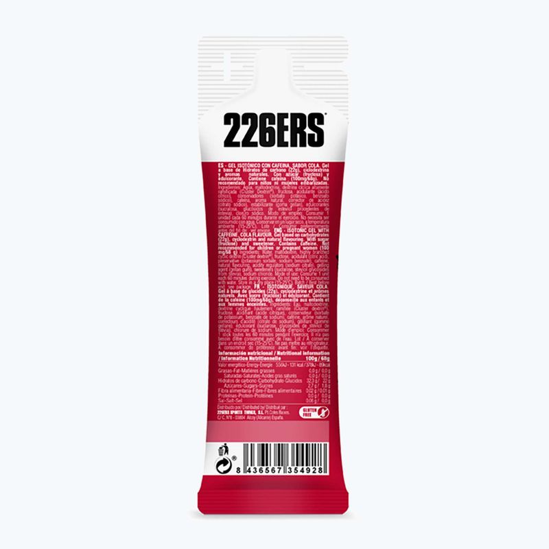 Set de geluri energetice 226ERS Isotonic Caffeine 24 szt. x 68 g cola 3