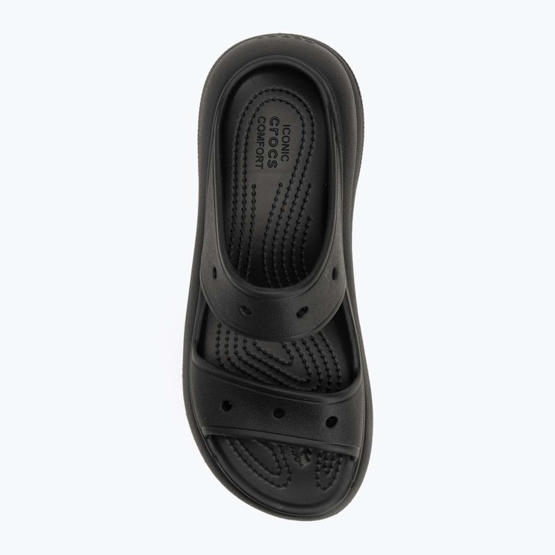 Papuci pentru femei Crocs Classic Crush Sandal black 5