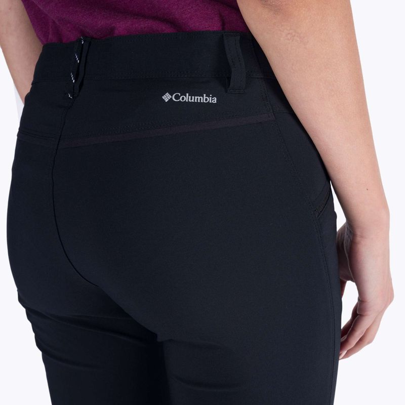 Columbia Peak to Point 12 pantaloni softshell pentru femei negru 1727601 4