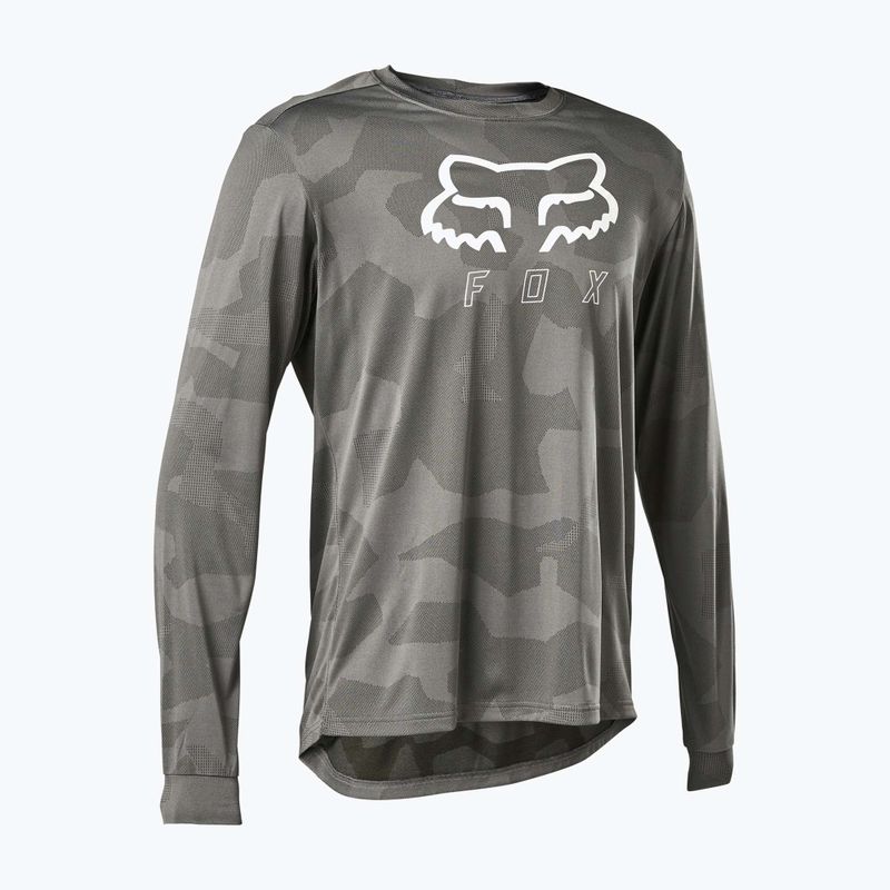 Tricou de ciclism pentru bărbați FOX Ranger Tru Dri gri LS 28863 4