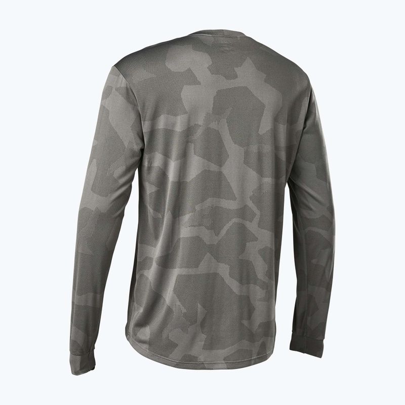 Tricou de ciclism pentru bărbați FOX Ranger Tru Dri gri LS 28863 5