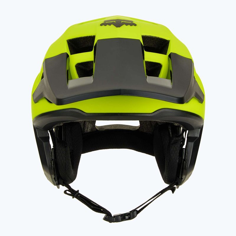 Cască de bicicletă Fox Racing Dropframe fluorescent yellow 2