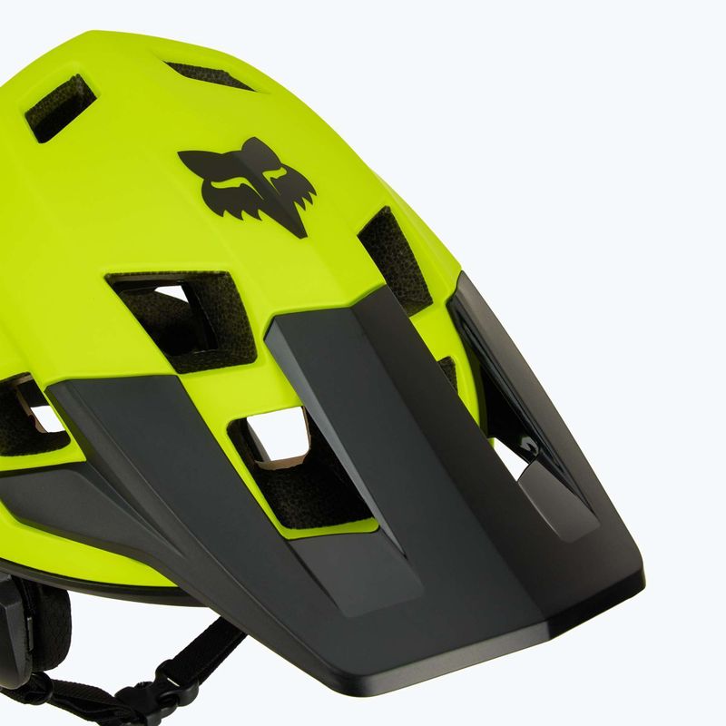 Cască de bicicletă Fox Racing Dropframe fluorescent yellow 7