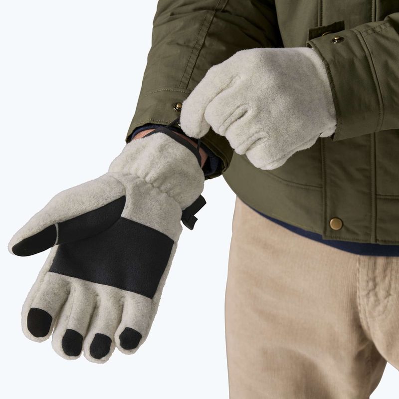 Mănuși de trekking Patagonia Synch oatmeal heather 4