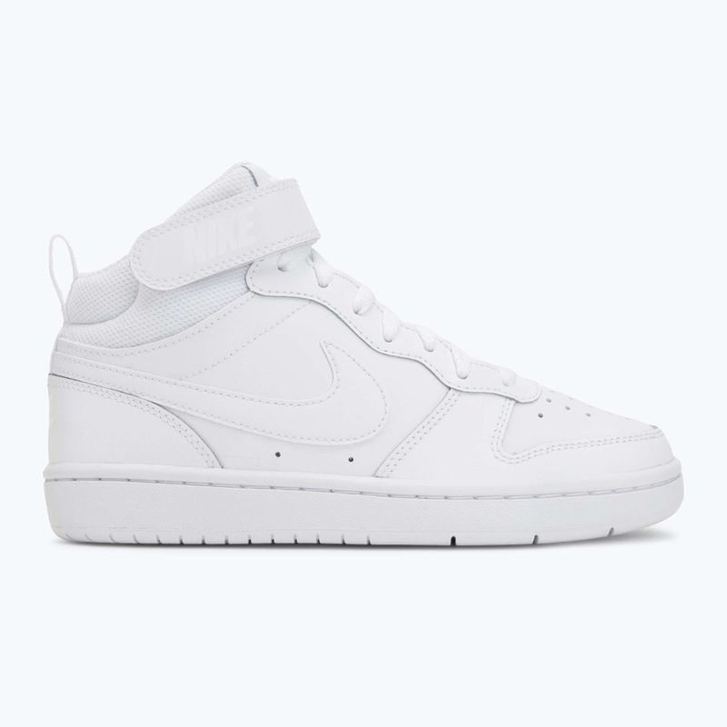 Pantofi Nike Court Borough Mid 2 alb/alb/alb 2